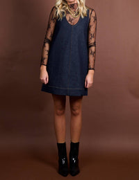 Frame - Form Denim Mini Dress