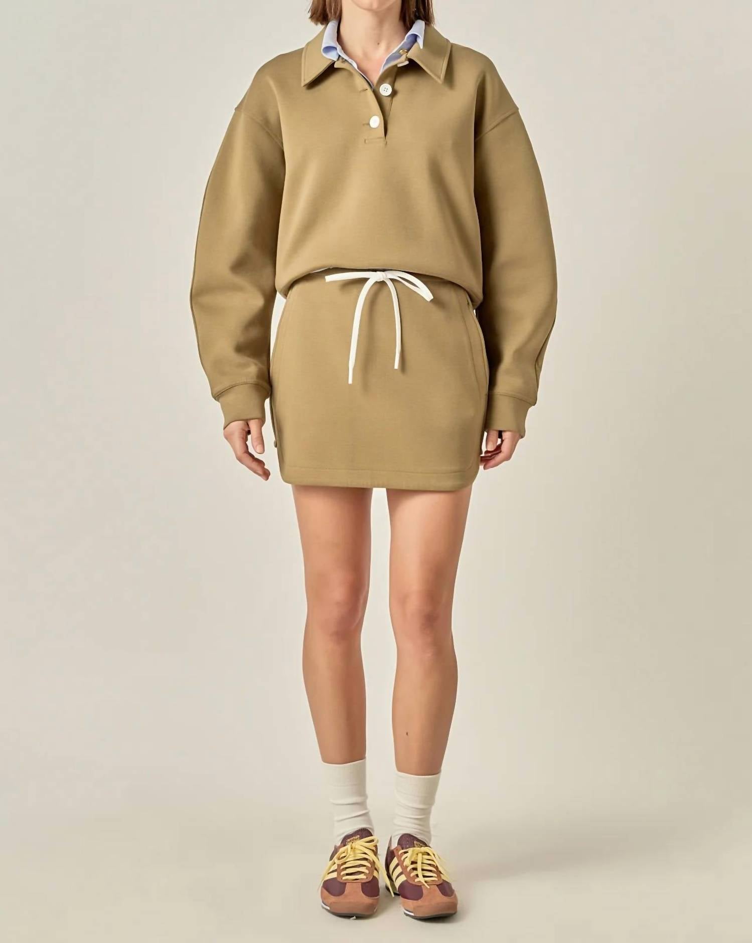English Factory - Scuba Skirt Set