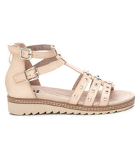 Xti - WOMEN'S FLAT SANDALS WITH GOLD STUDS