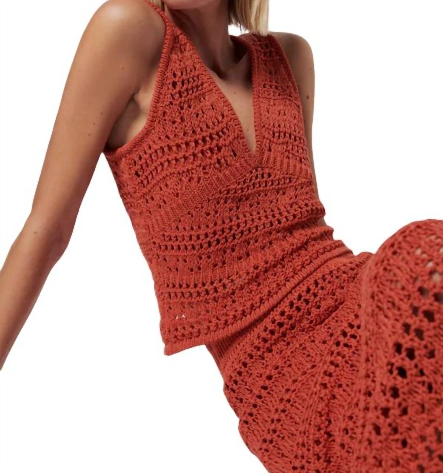 Nation Ltd - Adriana Crochet Tank Top