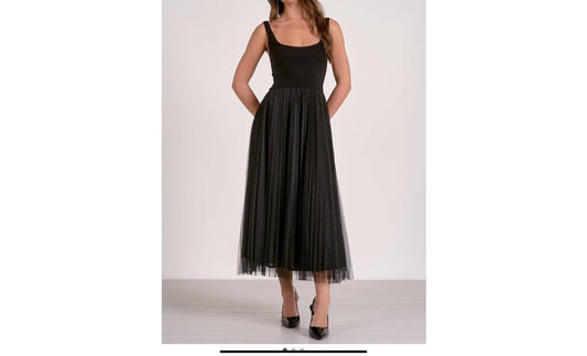 Elan - MAXI TANK TULLE DRESS