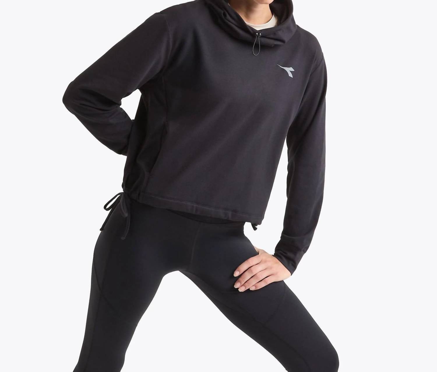 Diadora - Lightweight Jersey Pullover Hoodie Run Crew Top