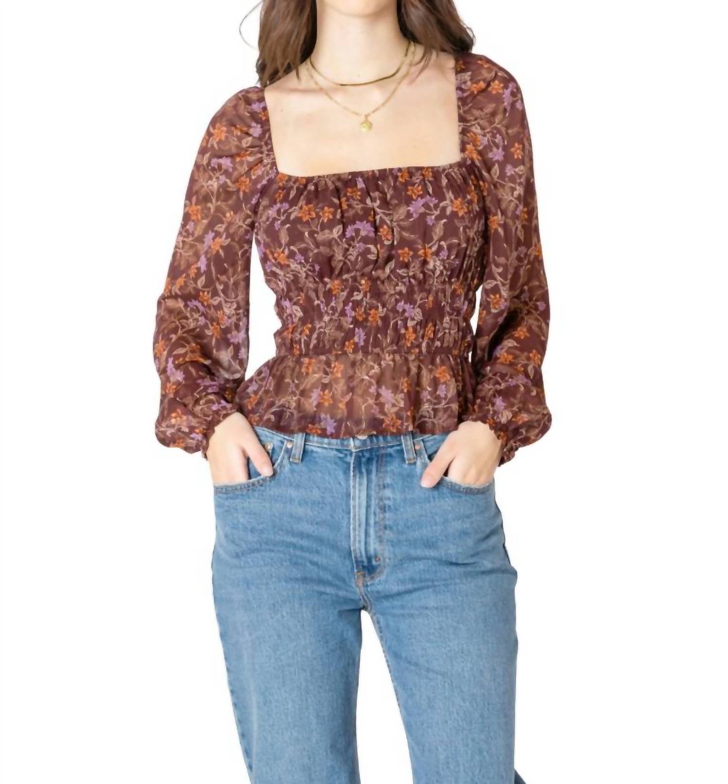 Dex - Square Neck Blouse