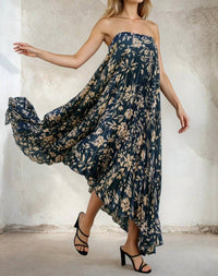 Dress Forum - Yaneth Floral Asymmetrical Maxi Dress