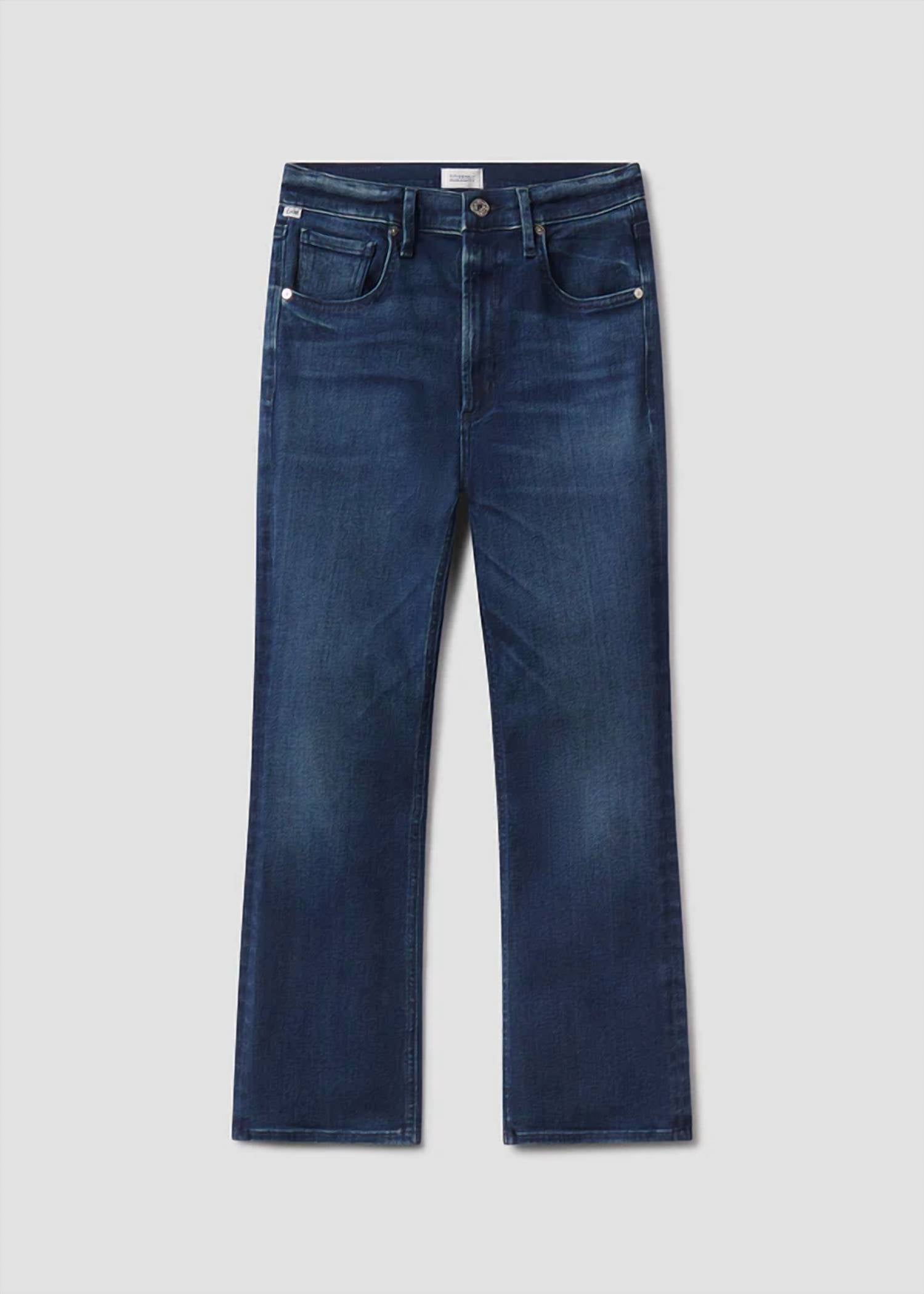 Citizens Of Humanity - Isola Mid Rise Cropped Boot Cut Jeans