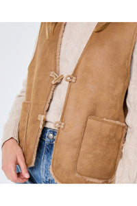 Frnch - Banel Reversible Toggle Waistcoat Vest