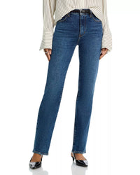 Frame - Ruler High Rise Slim Straight Jeans