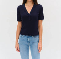 Six/Fifty - Miko V-neck Top