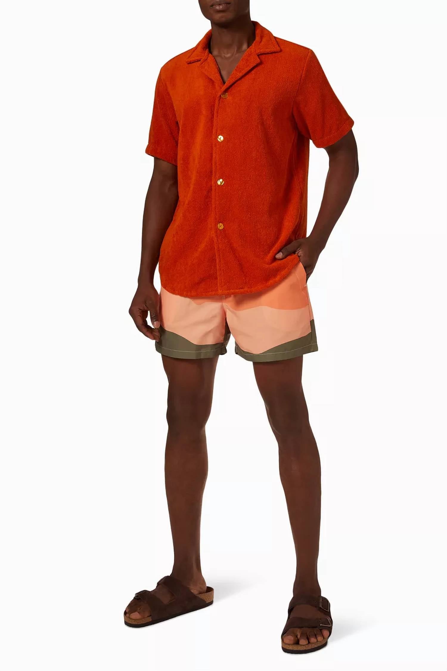Oas - Fire Wave Swim Shorts
