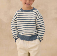 Rylee + Cru - Aspen Sweater Maritime Stripe Top