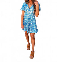 Adelyn Rae - Genesis Fit & Flare Embroidery Mini Dress