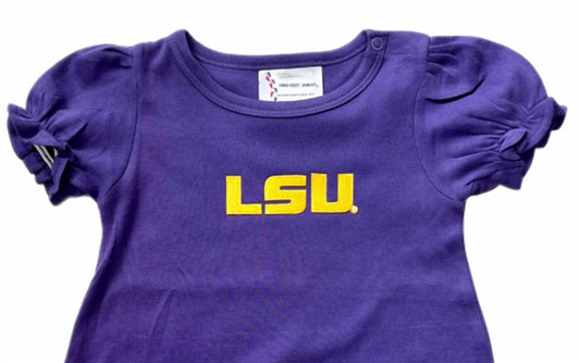 Two Feet Ahead - Girl's Lsu Romper