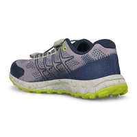 MERRELL Little Kid's Moab Flight Low Sneaker in grey navy citron - kids' sneaker - alternate view