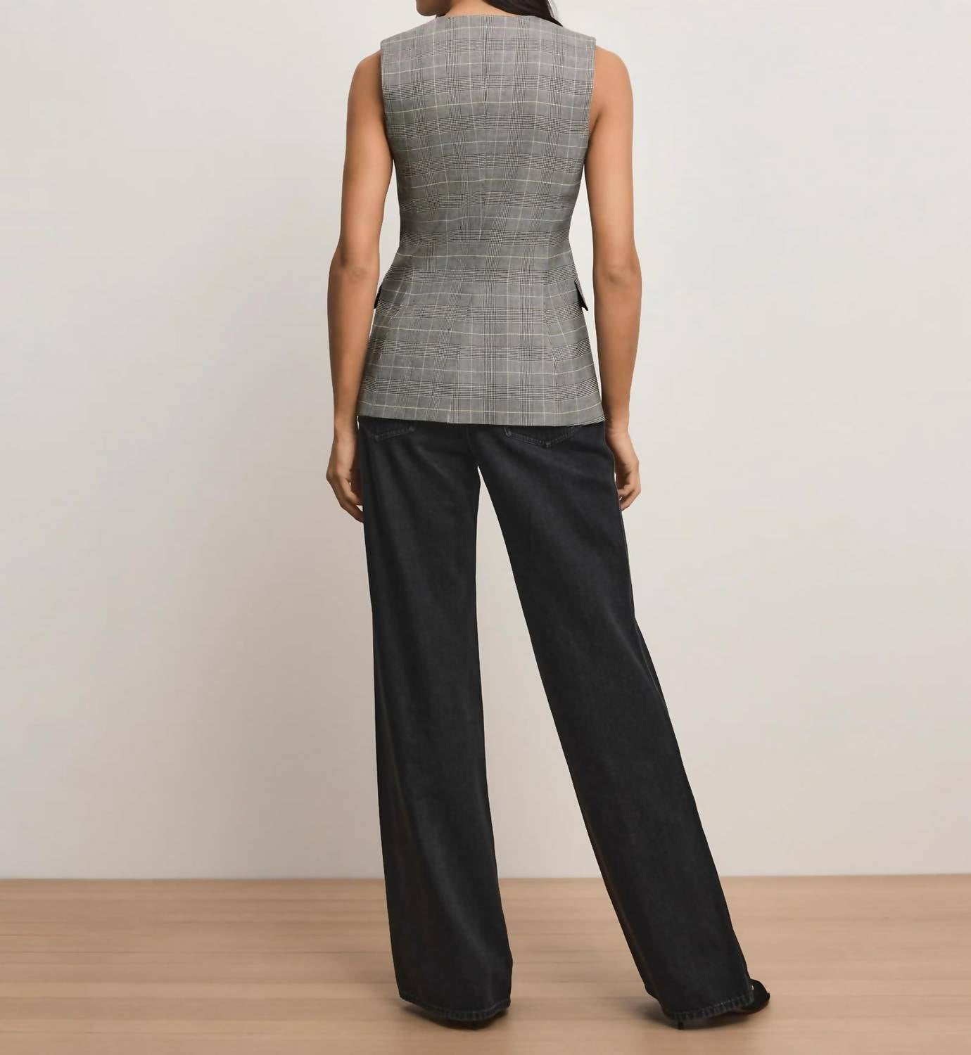 Veronica Beard - Lois Plaid Sleeveless Top