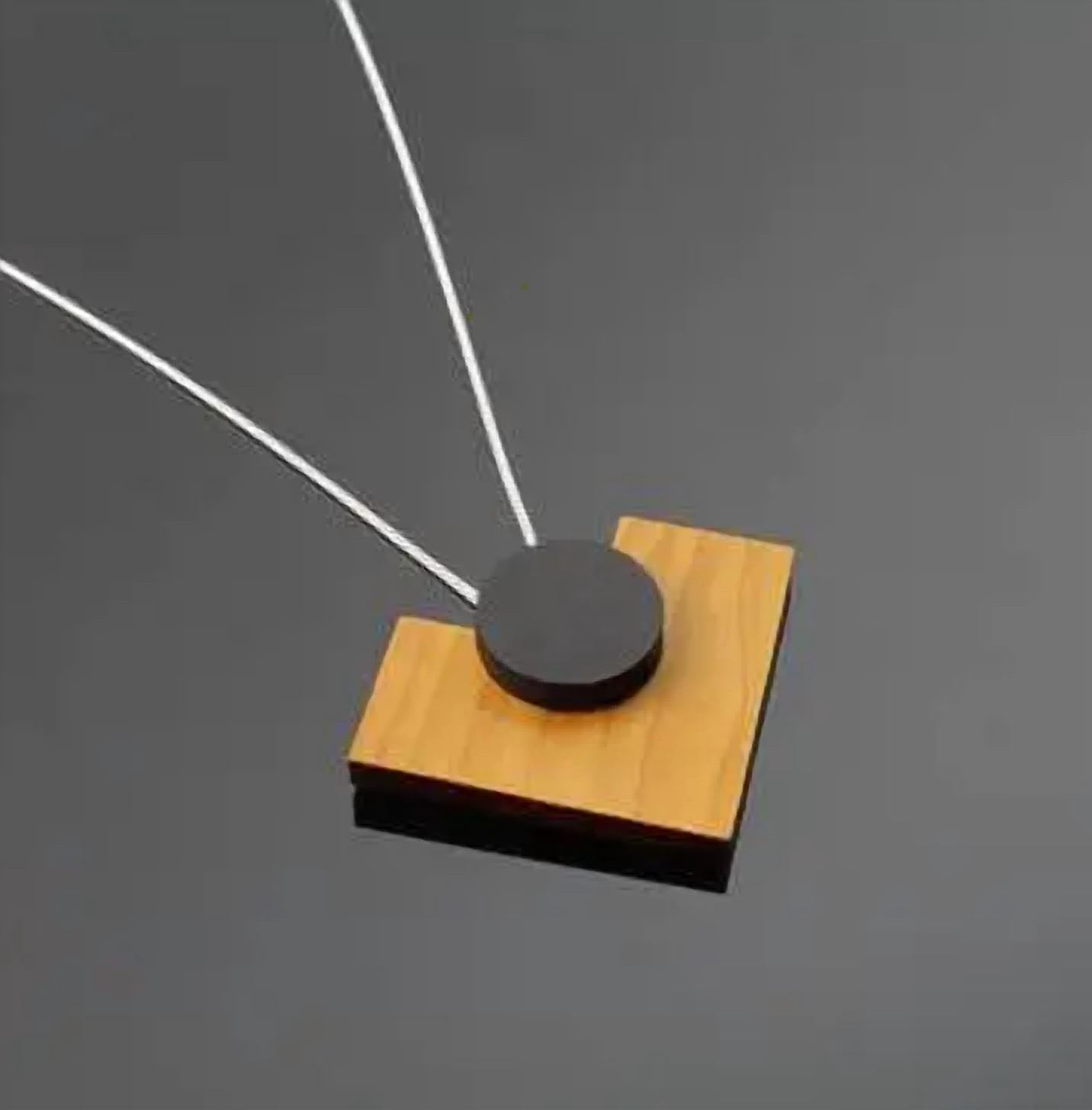 Rowena Sheen - Women's Wood Geometric Pendant