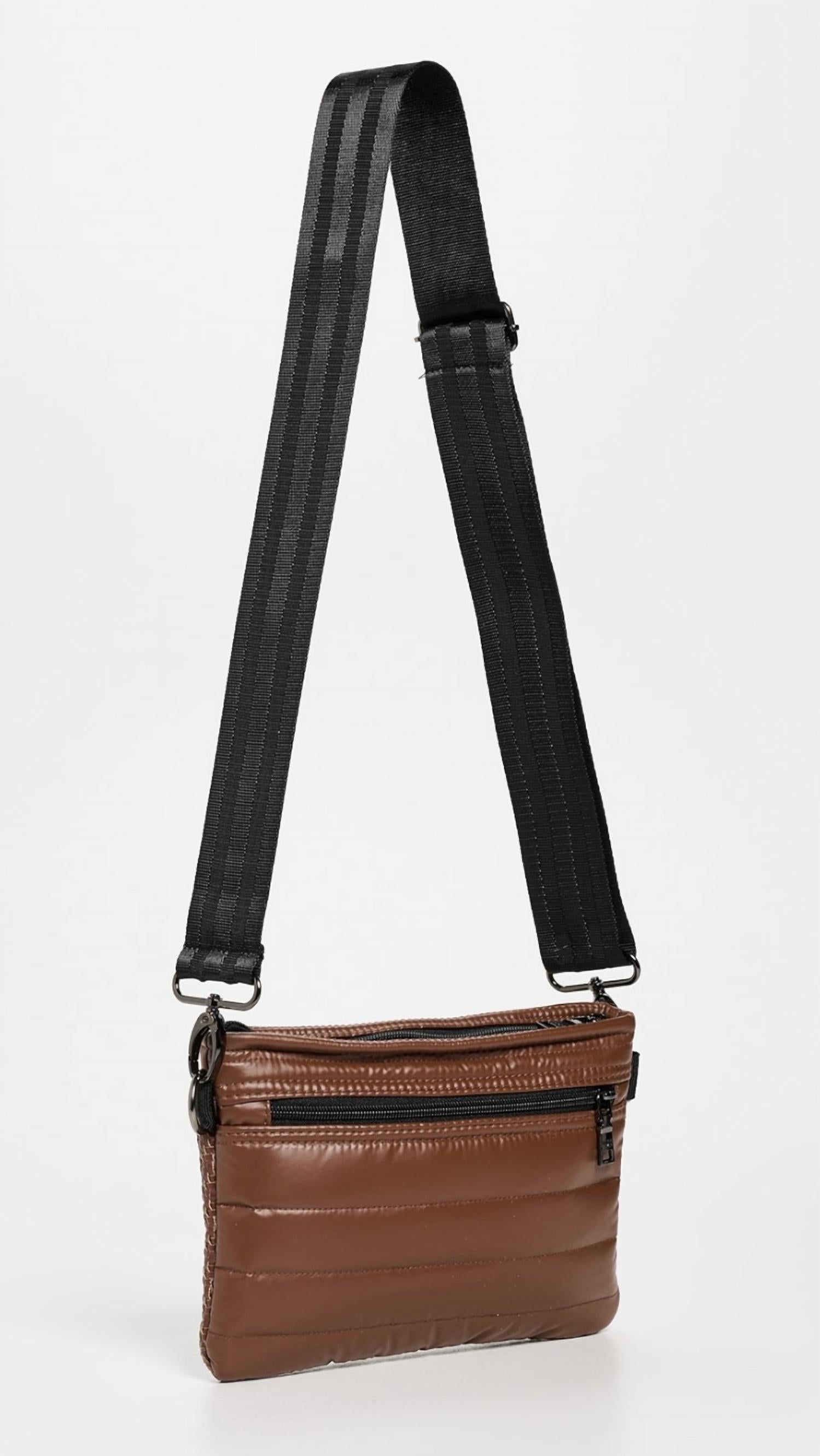 THINK ROYLN Women's Yacht Bum Bag 2.0 in nutmeg braided luxe - women's bag - alternate view