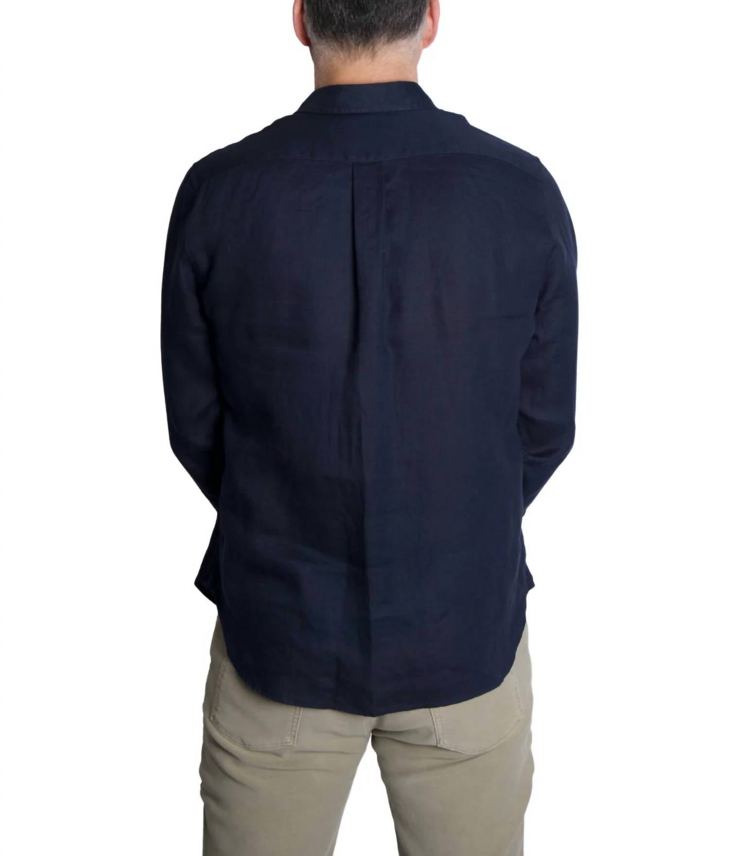 Vince - Linen Long Sleeve Top
