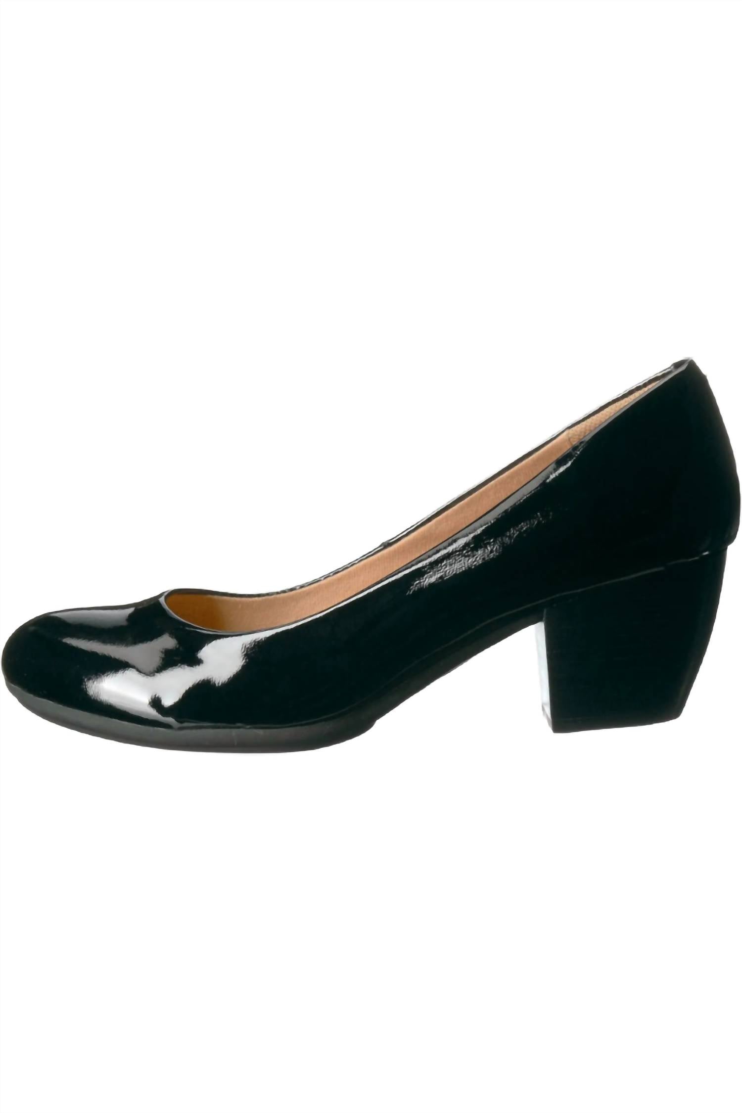 Comfortiva Women's Amora Shoes in black patent - women's heels - view 6