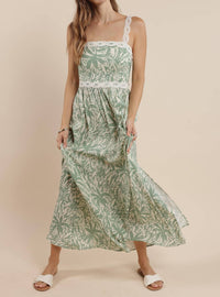 Sage The Label - Kalani Palm Whispers Maxi Dress
