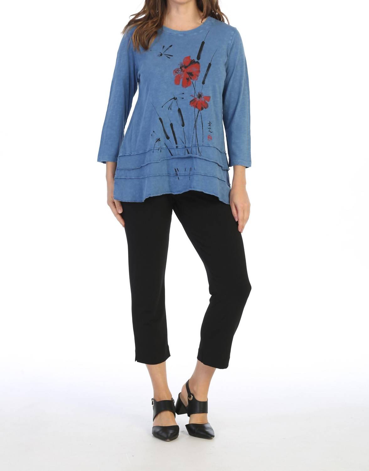 Jess & Jane - Camelia Cotton Layered Top