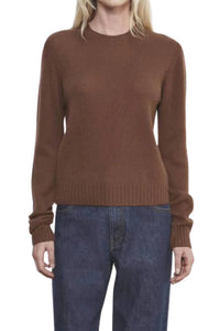 Enza Costa - Cashmere Easy Long Sleeve Crewneck Sweater