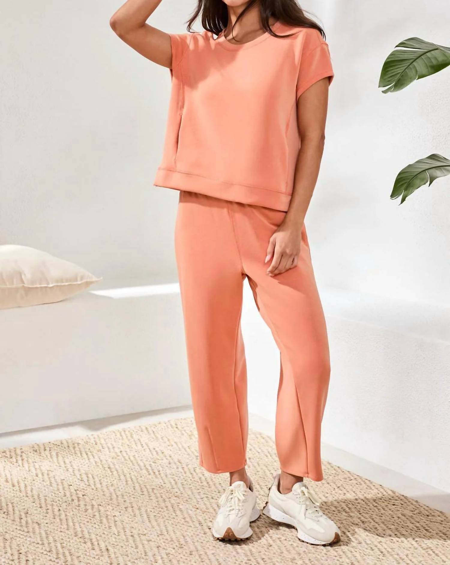 Tribal - Soft Modal Barrel-leg Joggers