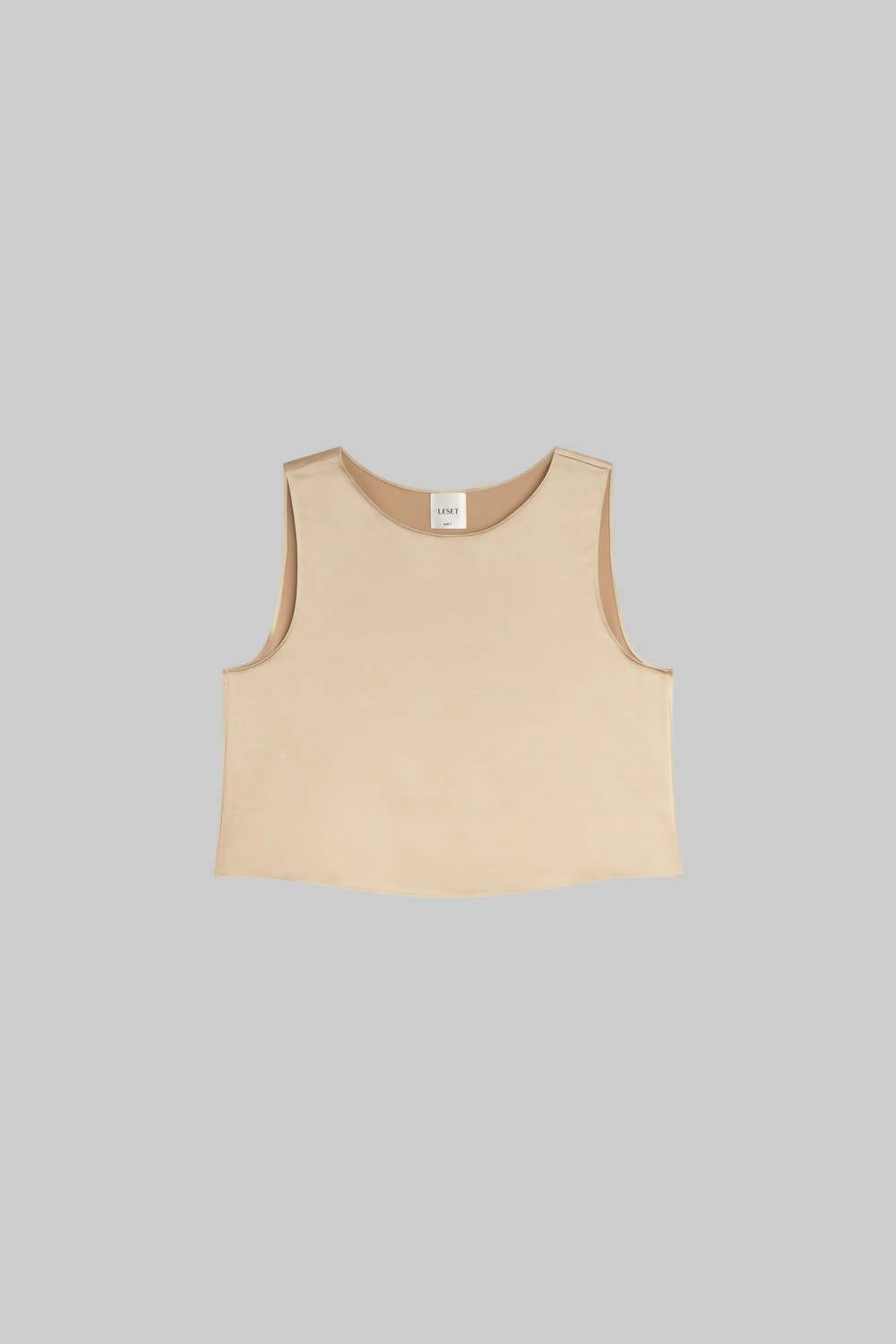 Leset - Barb Cropped Sleeveless Top