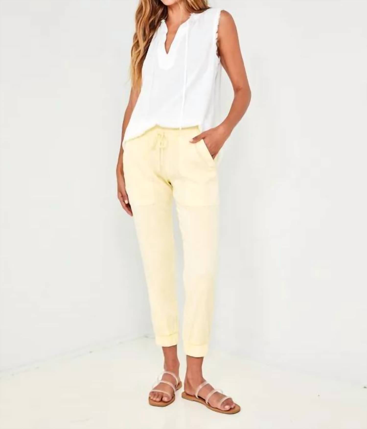 Bella Dahl - Women's Pocket Joggers Without Rips