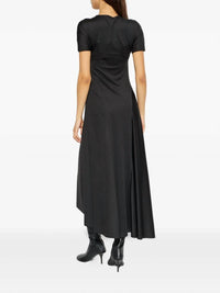 Victoria Beckham - Fluid Drape Asymmetric-hem Midi Dress