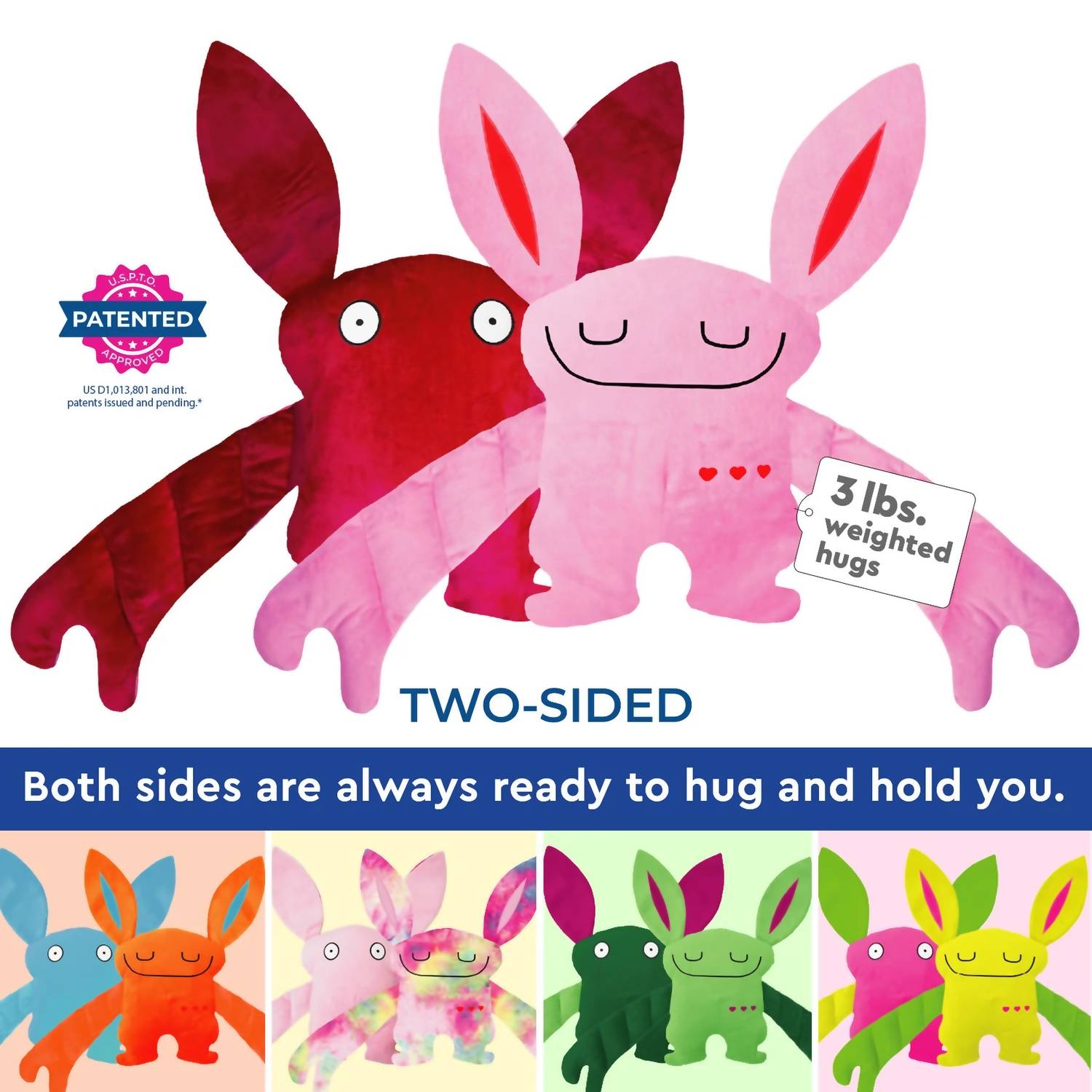 Bumpas - 14" Weighted Plush Toy | Lucky