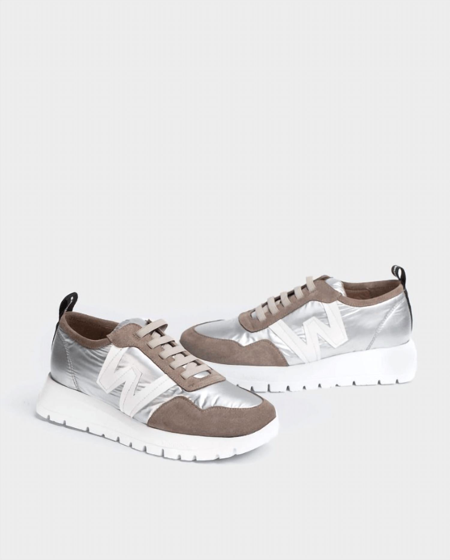 Wonders Women's A-2416 Sneakers in taupe plata - women's sneaker - view 4