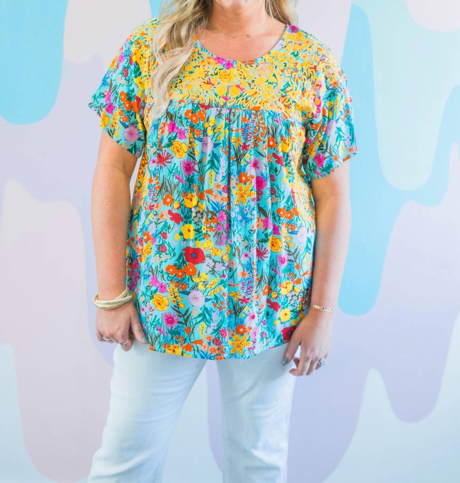 Layerz Clothing - Belle Floral Top