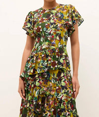 Marie Oliver Quinby Dress in bloom - women's dress - alternate view