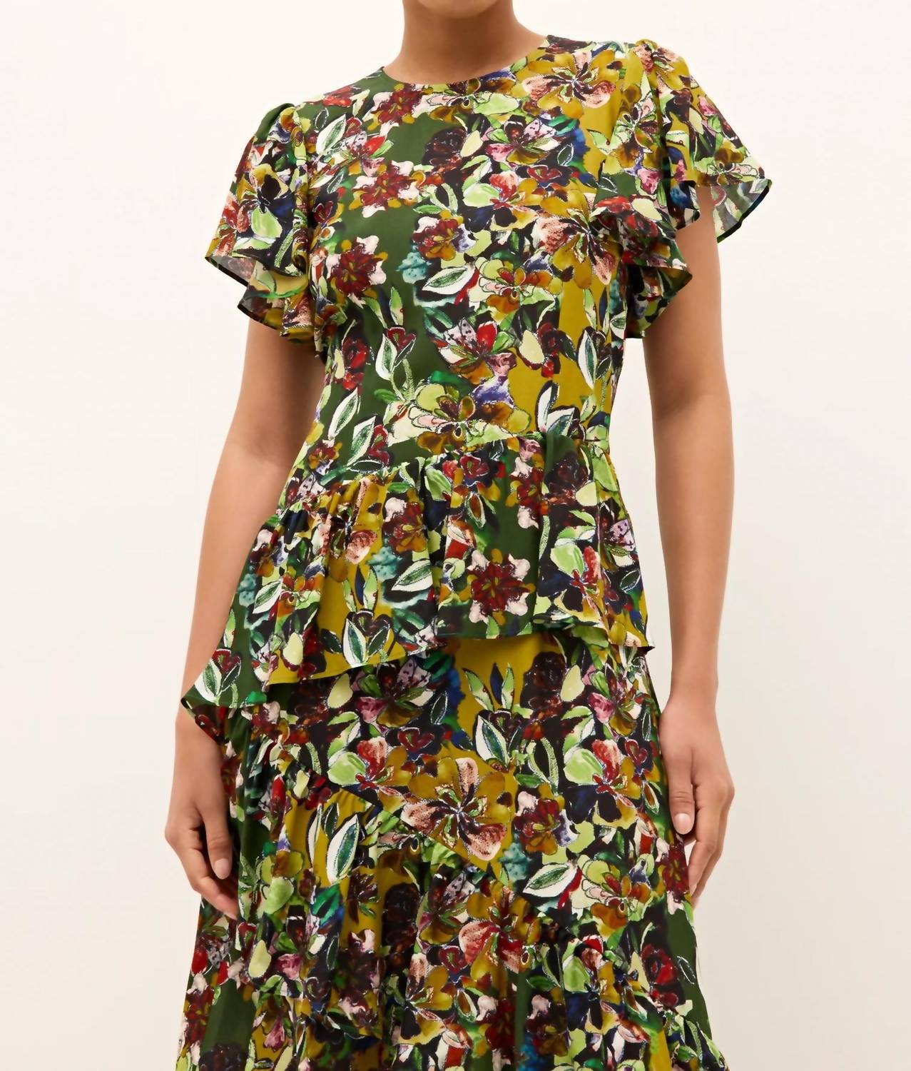 Marie Oliver Quinby Dress in bloom - women's dress - alternate view