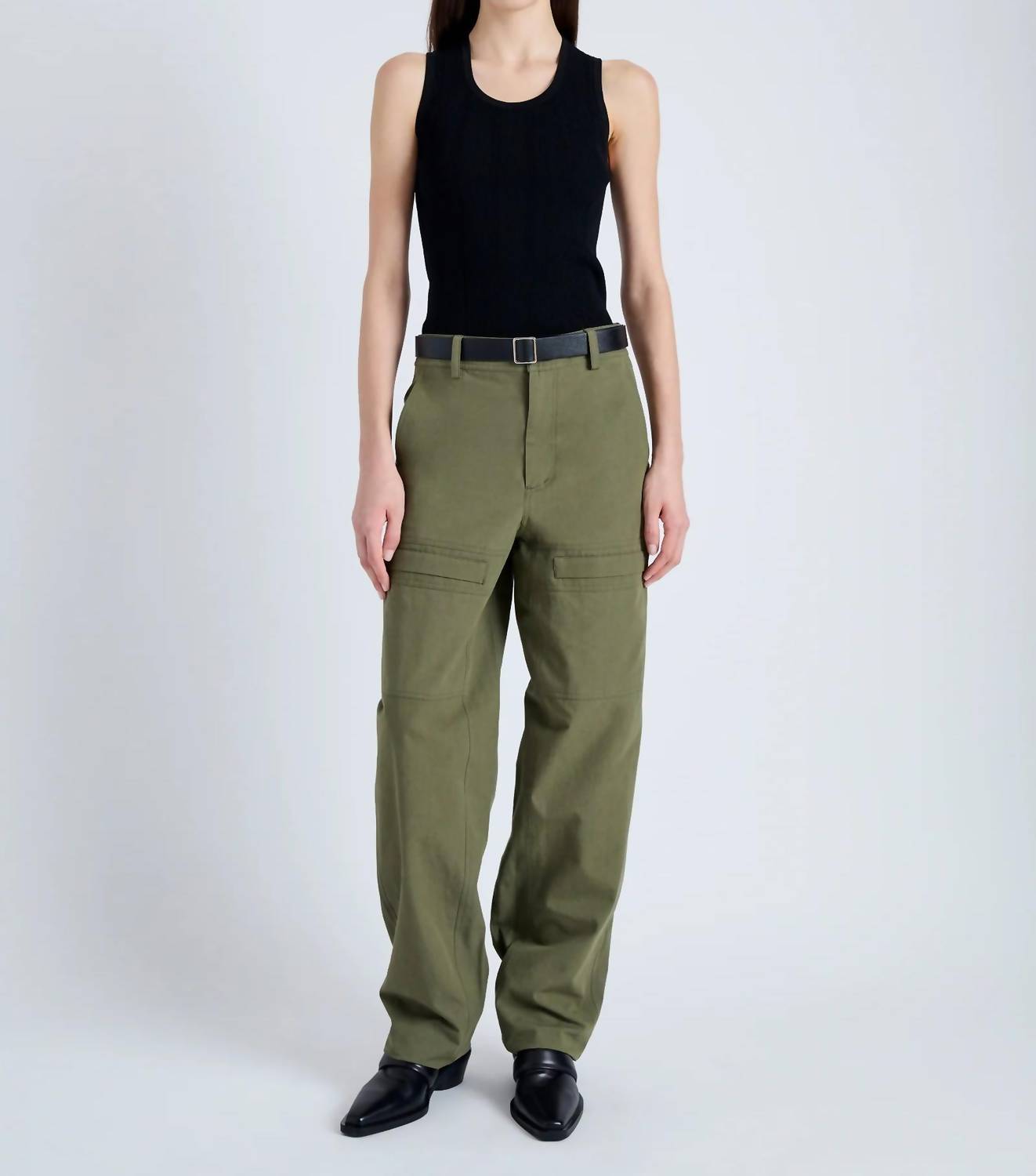 Proenza Schouler - Sydnor Pants in Rumpled Cotton