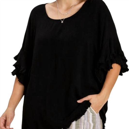 Umgee - Deborah 3/4 Sleeve Top