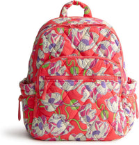 Vera Bradley Women's Large Bancroft Backpack in swirling poppies - women's bag