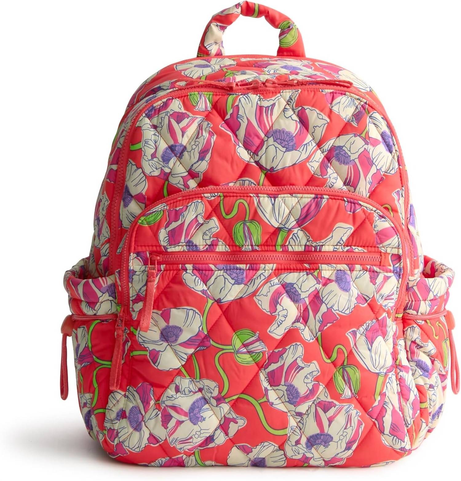 Vera Bradley Women's Large Bancroft Backpack in swirling poppies - women's bag