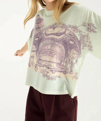 Cotelac - Heart Strings Printed T-shirt