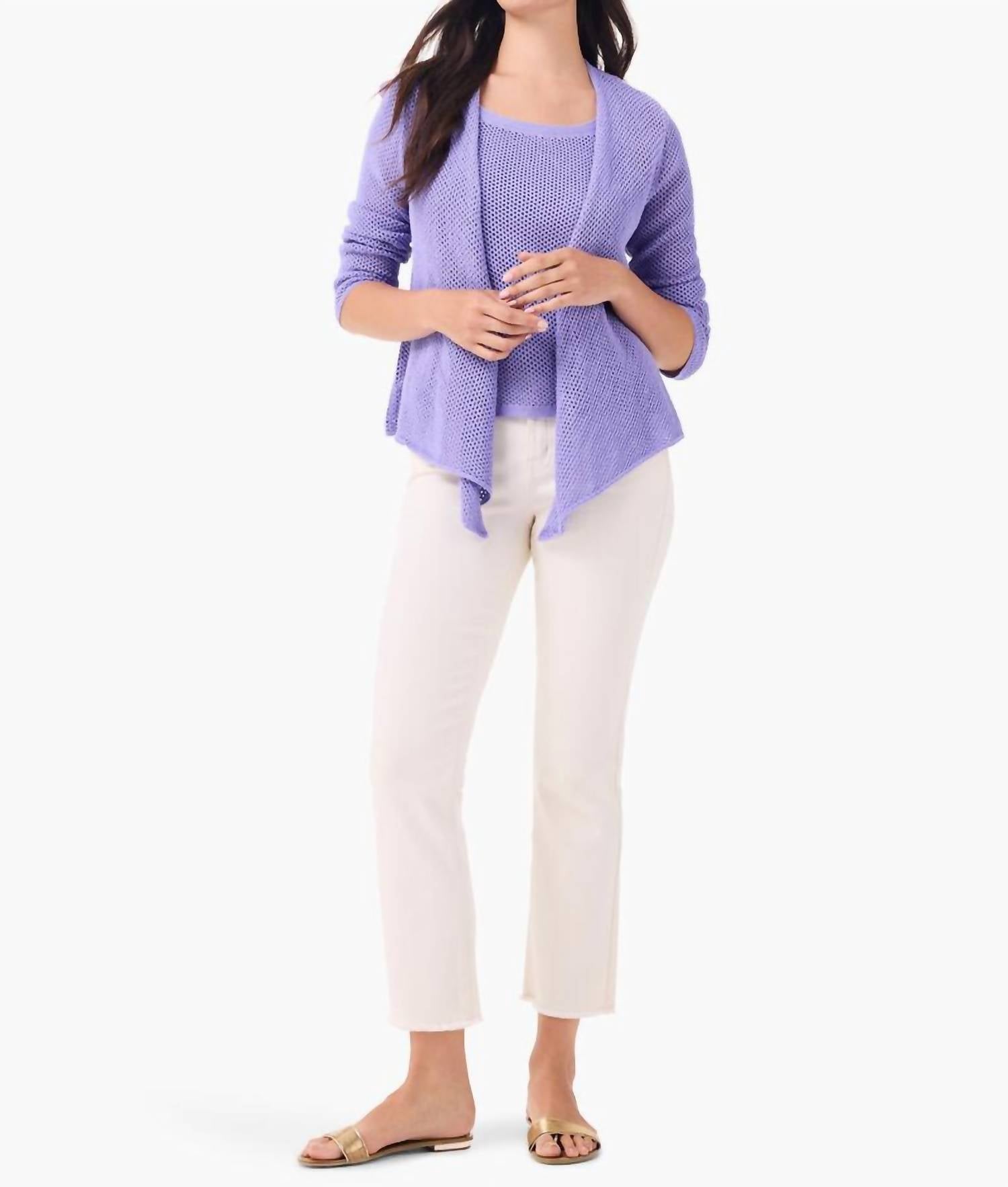 Nic + Zoe - Mesh 4way Cardigan