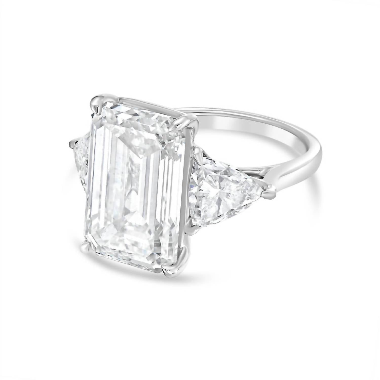 Diana M Jewels - Women's Emerald & Trillion Lab-Grown Diamond Jewelry (6.00 Ct) - Elegant