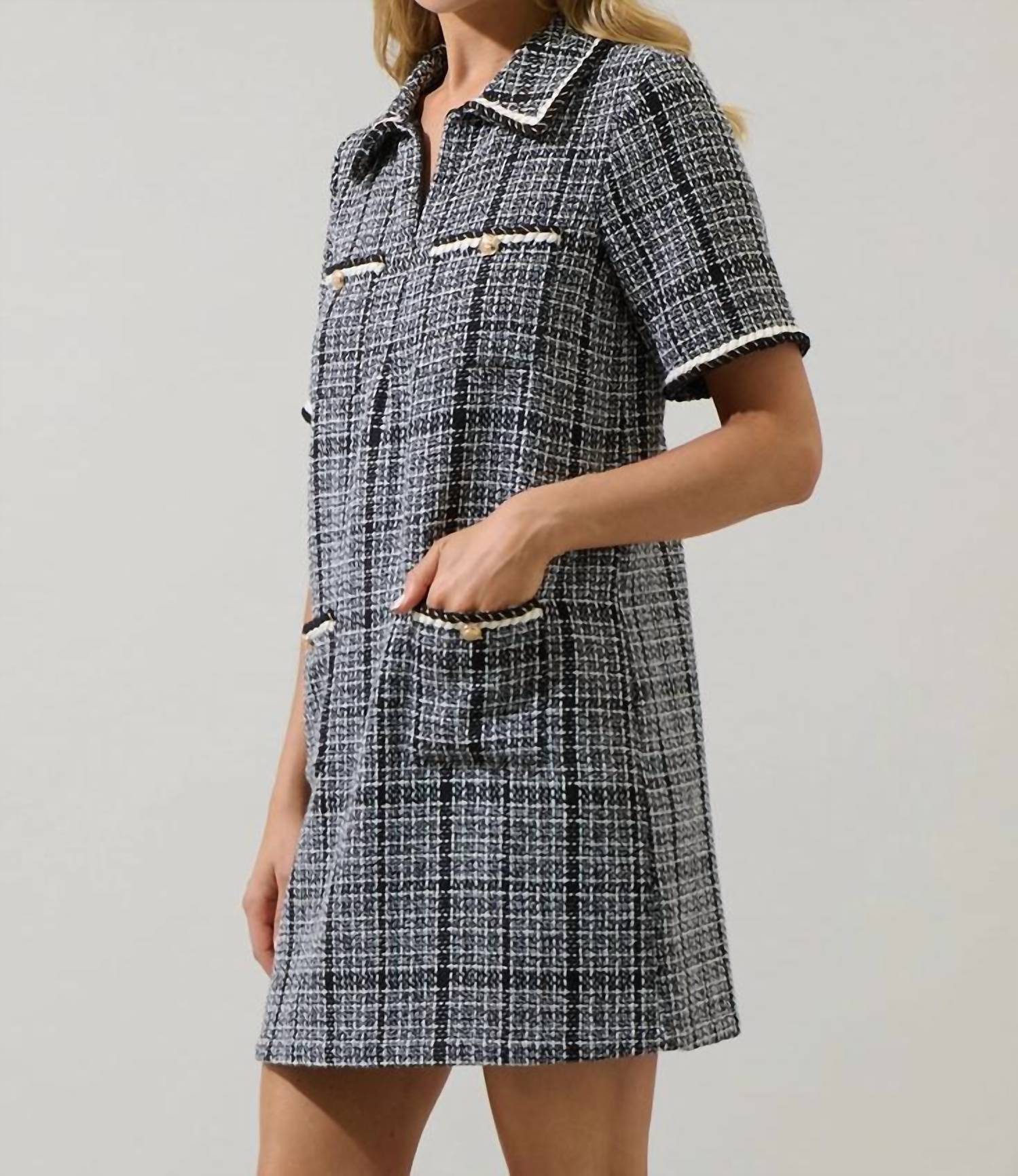 Sugarlips - Tweed Mini Dress