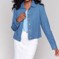 Charlie B - Linen Blend Jacket