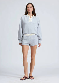 Rag & Bone - Vintage Terry Oversized Polo Sweatshirt