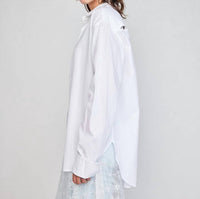 Self Contrast - Rumi Cut Out Back Yolk Shirt
