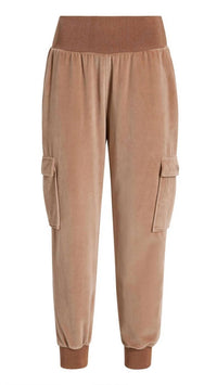 cinq a sept Velour Giles Pant in mocha - women's pants - view 6