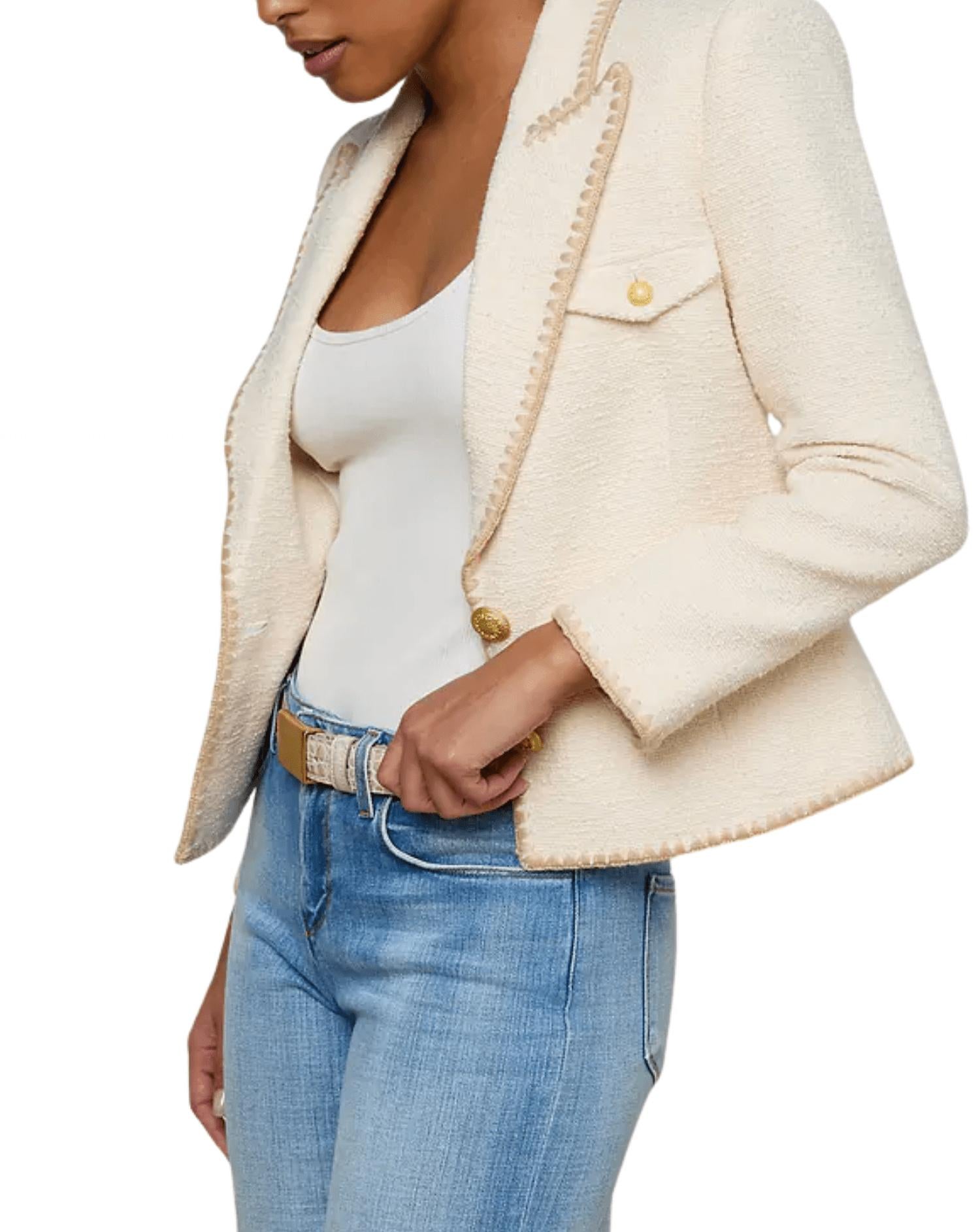 L'Agence - Wylla Shirt Structured Blazer