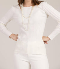 Tyler Boe - Cotton Cashmere Ribbed Crewneck Sweater