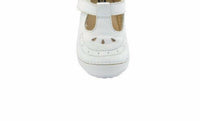 OLDSOLES Girl's Royal Pave Shoes in snow white sole - kids' shoe - detail view