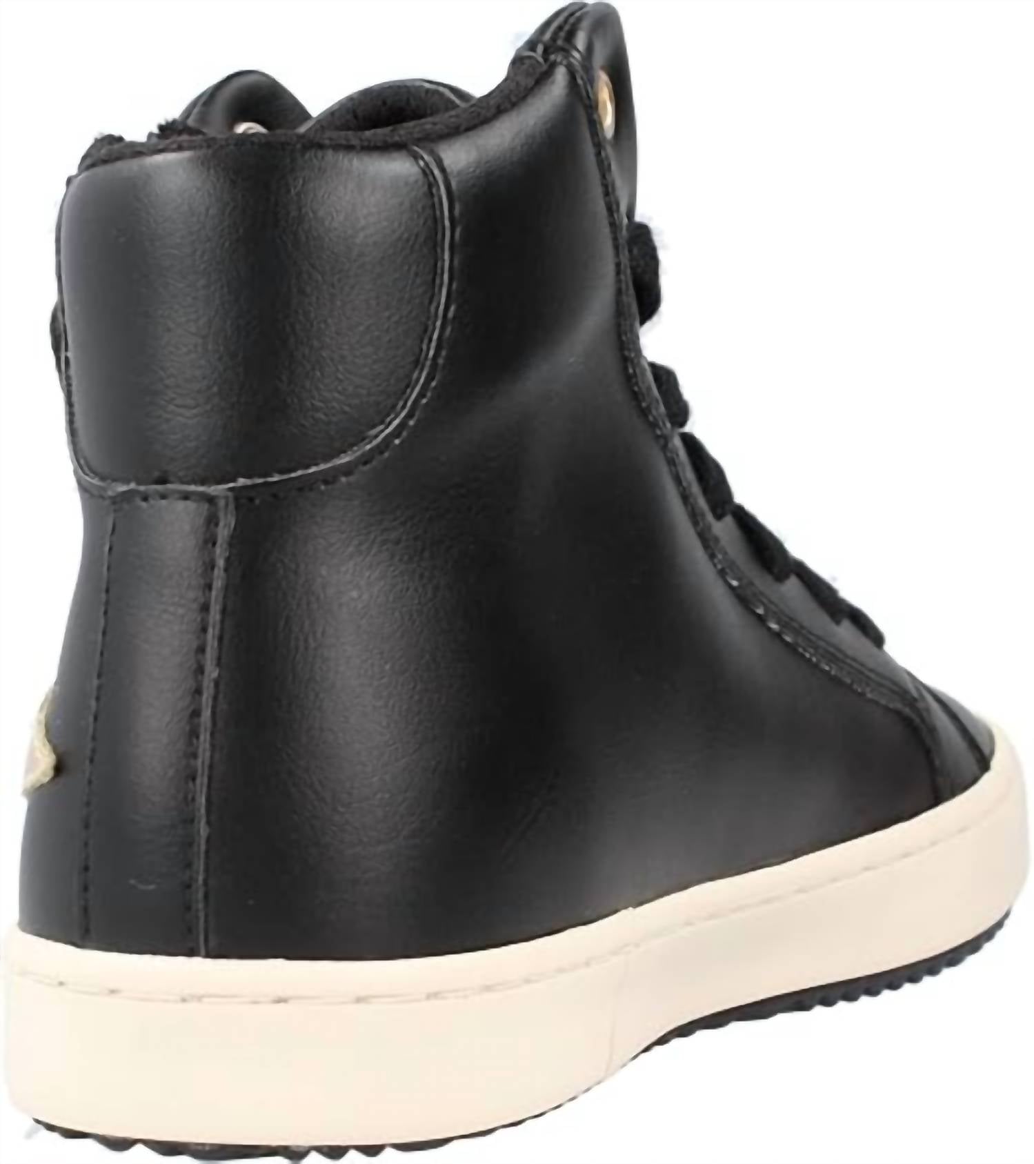 GEOX Girls' Kalispera Sneakers in black platinum - kids' sneaker - view 5
